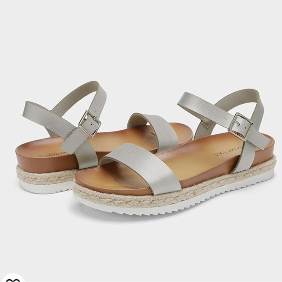 Women’s open toe ankle strap platform wedge sandals - Picture 2 of 11